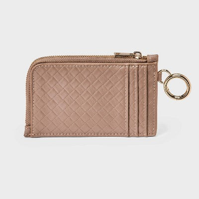 L-Zip Card Case - A New Day Brown