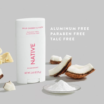 Native Deodorant - Wild Cherry & Yuzu - Aluminum Free - 2.65oz