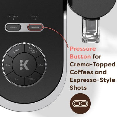 Keurig K-Crema Single-Serve K-Cup Pod Coffee Maker