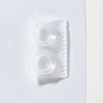 3pk PEVA Medium Weight Shower Liner Clear - Threshold