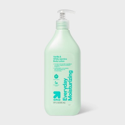 Everyday Moisturizing Body Lotion - 20 fl oz - Vanilla & White Jasmine - up&up