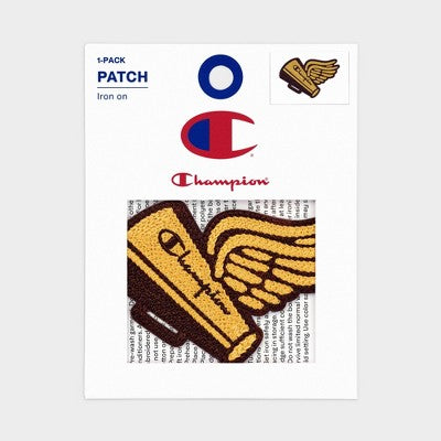 Champion Winged Megaphone Patch - Ruby Red