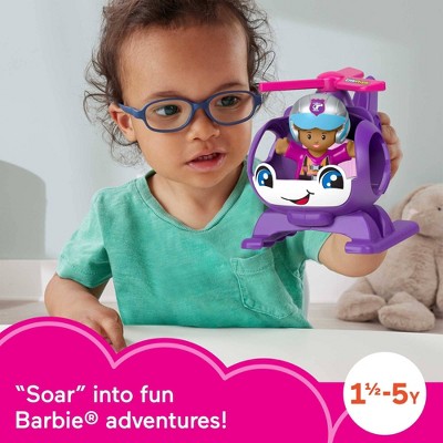 Little People Barbie Toys Push-Along Vehicle & Figure Set Collection, Styles May Vary