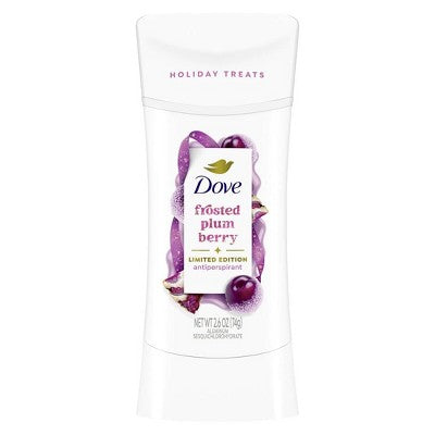 Dove Beauty Limited Edition Holiday Treat Antiperspirant Deodorant - Frosted Plum Berry - 2.6oz