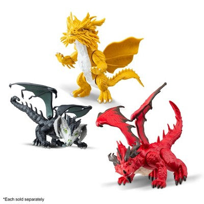 Dungeons & Dragons Questers Gold Dragon Buildable Figure with Molten Metallic Gold Finish