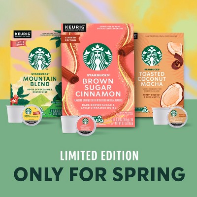 Starbucks Toasted Coconut Mocha Medium Roast Keurig K-Cup Coffee Pods - 22ct