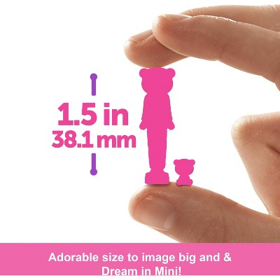 Barbie Mini BarbieLand Cutie Reveal Doll and Pet, 1.5" Cozy Cute Tees Series