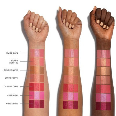 Morphe Cheek Thrills Multi-Finish Face Trio - Beach Bonfire - 10.8g: No Fragrance, Talcum-Free, Buildable Coverage