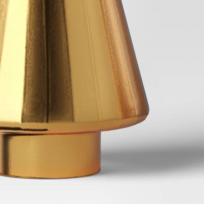 Christmas Medium Glass Tree Gold - Threshold