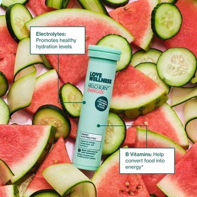 Love Wellness Hello Burn Energize Electrolyte - 12ct