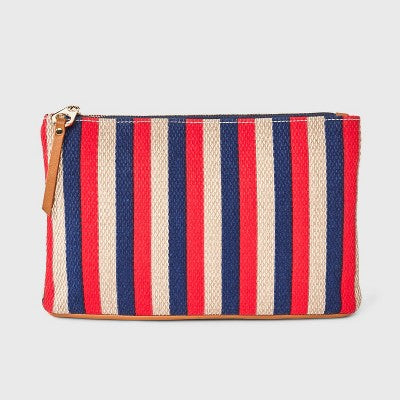 Zipper Pouch - Universal Thread Red/Blue