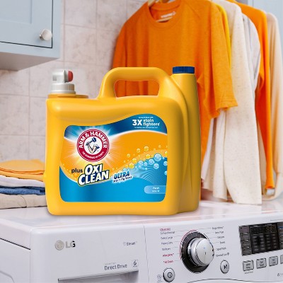 Arm & Hammer Plus OxiClean Ultra Stain Fighters Fresh Scent Liquid Detergent 122 Loads - 158.6oz