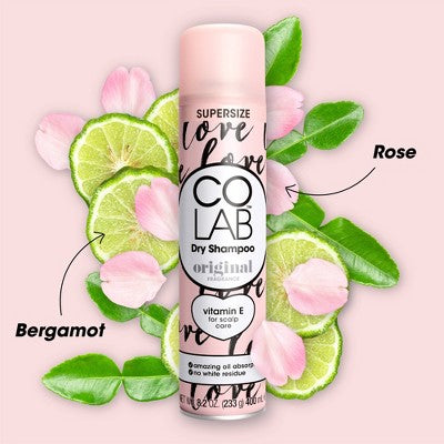 COLAB Original Supersize Bergamot and Rose Scented Dry Shampoo - 8.2 fl oz