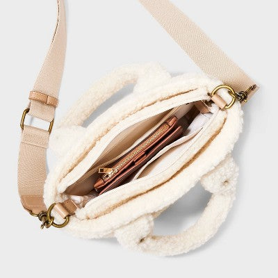 Small Tote Handbag - Universal Thread Beige