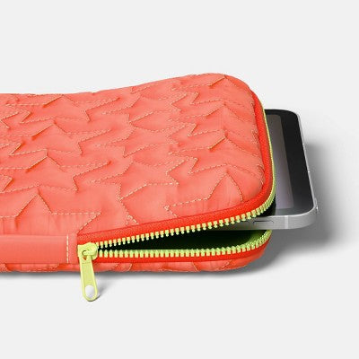 15" Tablet Sleeve - heyday Coral Orange: Fits Most 13" Laptops, Star Pattern