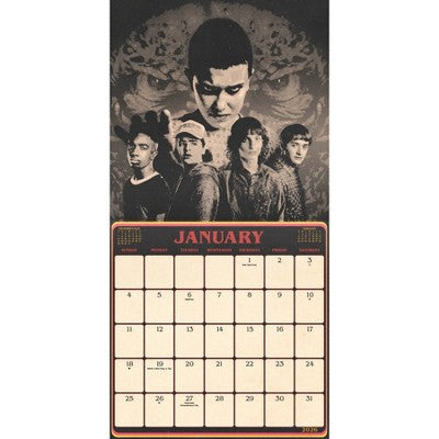 DateWorks 12"x12" 2026 Stranger Things Wall Calendar