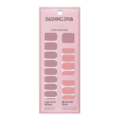 Dashing Diva Gloss Nail Art - Flamingo Feathers - 32ct