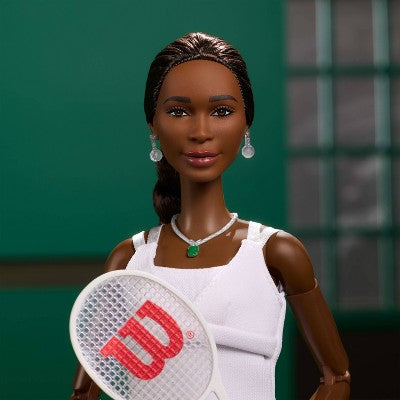 Barbie Inspiring Women Series, Venus Williams Fashion Doll with Signature Tennis Uniform