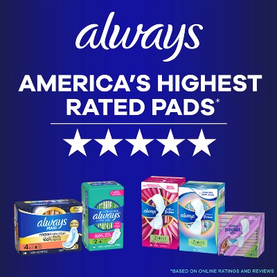 Always Maxi Protexr Overnight Heavy Extra Long Menstrual Pads - 21ct