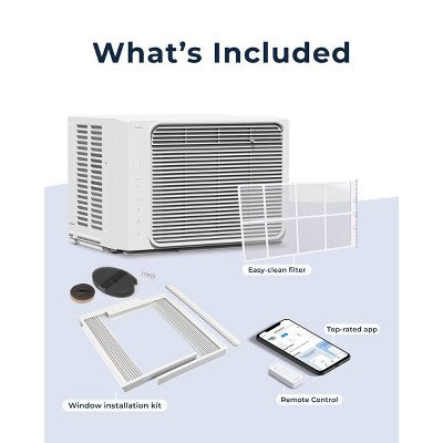 Windmill Air Lite Series 5000 BTU Window Air Conditioner with Quiet Smart AC Unit for Small Rooms and Bedrooms up to 150 sq ft White (LOCAL PICKUP ONLY)