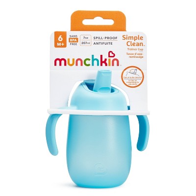 Munchkin 7oz Simple Clean Trainer Cup with Handles - Blue