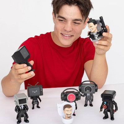 LOT OF 9!!!!! Skibidi Toilet Mystery Collector Figure