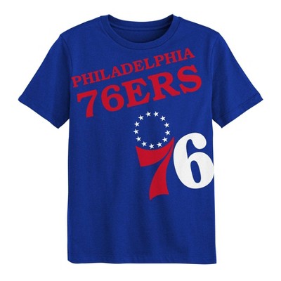 NBA Philadelphia 76ers Kids' Short Sleeve T-Shirt - L