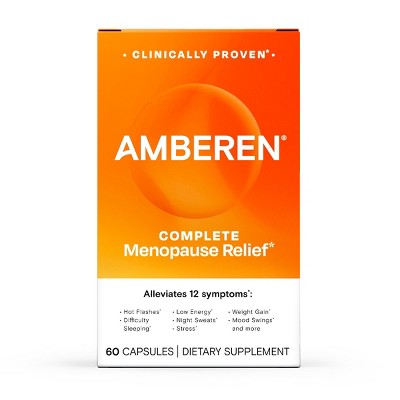 Amberen Menopause Relief Dietary Supplement Capsules - 60ct