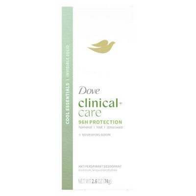 Dove Beauty Clinical 96-Hour Protection Antiperspirant & Deodorant Stick - Cool Essentials - 2.6oz