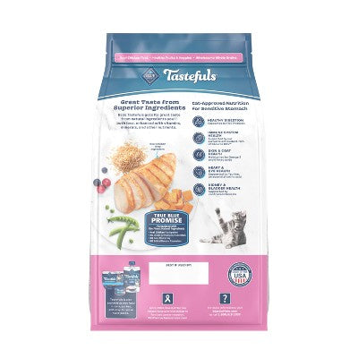 Blue Buffalo Tastefuls Sensitive Stomach Natural Adult Dry Cat Food with Chicken - 5lbs