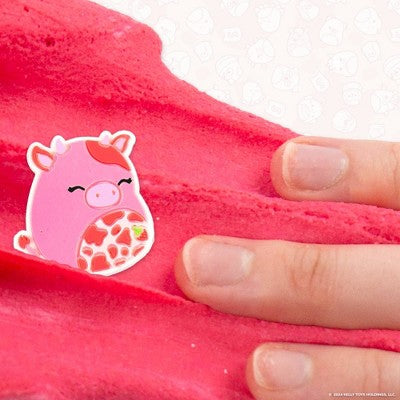Squishmallows Slime Jar Top Calynda Strawberry Scented Slimes and Putties