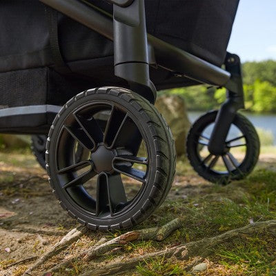 Evenflo Pivot Xplore Dreamz Stroller Wagon with Infant Car Seat Adapter - Jetsetter Black (LOCAL PICKUP ONLY)
