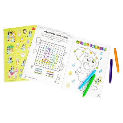 Bluey Colortivity: Happy Easter, Bluey! - (Color & Activity with Twistable Crayons) by Editors of Studio Fun International (Paperback)