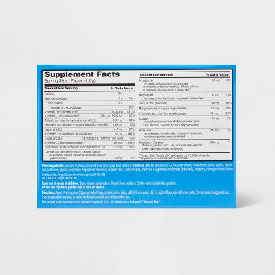 Vitamin C + D Immune Support Powder - Raspberry - 30ct - up&up