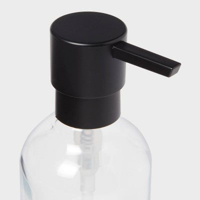 Glass Soap Pump Black - Brightroom