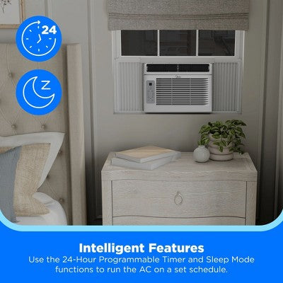 Midea 5,000 BTU EasyCool Window Air Conditioner with Remote, Cools, Circulates and Dehumidifies up to 150 Sq. Ft. (LOCAL PICKUP ONLY)