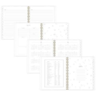 Sugar Paper Essentials 2024-25 Weekly/Monthly Planner 11"x9.5" Scatter Dots