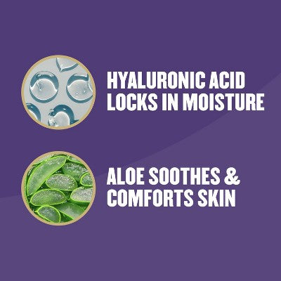 Gold Bond Healing Overnight Body & Face Lotion for Dry Skin with Hyaluronic Acid, Aloe & Melatonin - 13oz