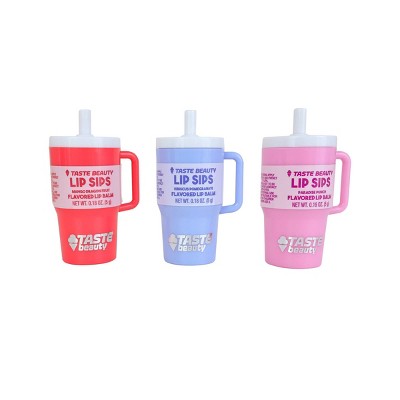 Taste Beauty Lip Balm Tumblers - 3pk
