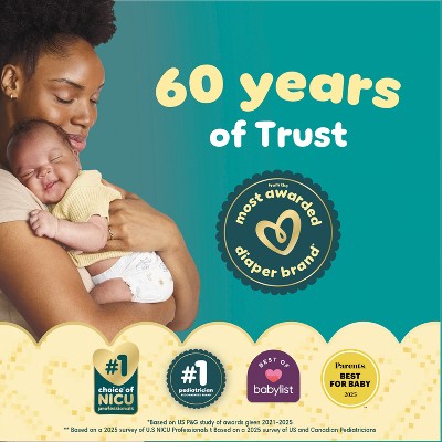 Pampers Swaddlers Sensitive Disposable Diapers Massive Pack - Size 4 - 164ct: 15 to 34 Lbs, Polypropylene, Spandex