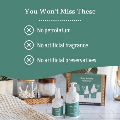 Earth Mama Belly Bundle Pregnancy Skincare Kit - 2ct