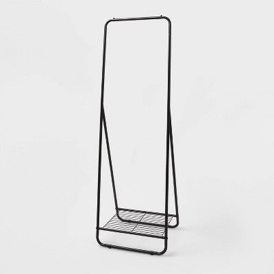 Narrow Clothing Rack with Shoe Shelf - Brightroom