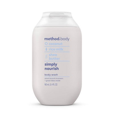 Method Simply Nourish Body Wash - Trial Size - 3.4 fl oz