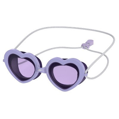 Speedo Kids' Sunny Vibes Heart Swim Goggles - Bright Lavender/Lavender