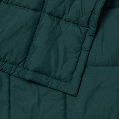 48"x60" Down Alternative Quilted Bed Throw Green - Room Essentials