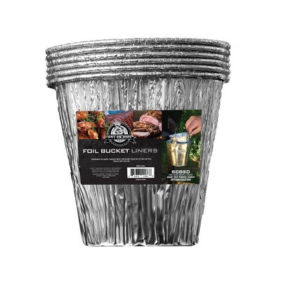 Pit Boss Grease Bucket Foil Liners - 6ct