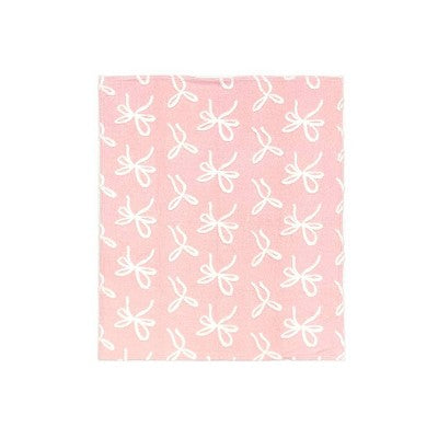 Plush Throw Blanket Pink Bow - Bullseye's Playground