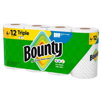 Bounty Select-A-Size Paper Towels - 4 Triple Rolls (LOCAL PICKUP ONLY)