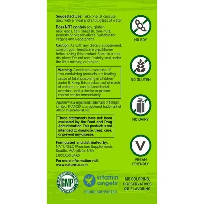 NATURELO Women One Daily Multivitamin Vegan Capsules - 30ct