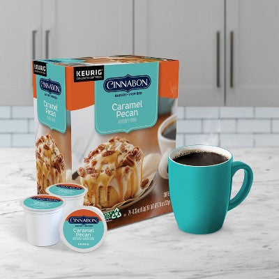 Cinnabon Caramel Pecan Medium Roast Coffee Keurig - K-Cup Pods 24ct
